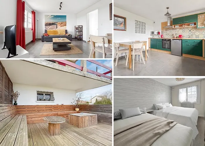 T2 Au Calme Avec Jardin شقة